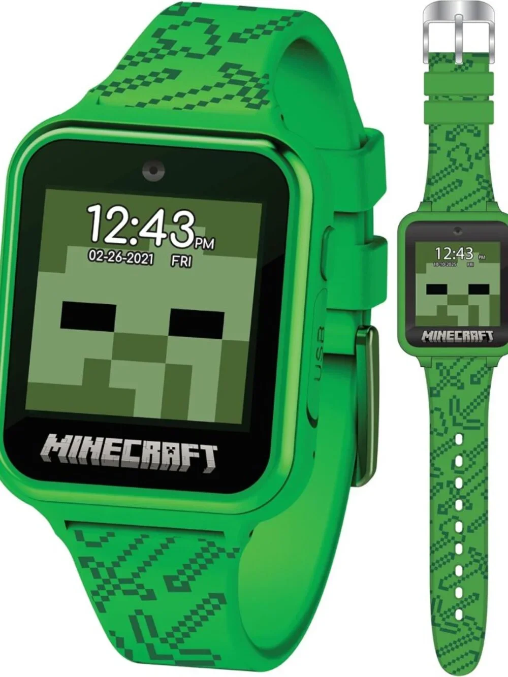 Interactive Kids Smart Watch - Touchscreen, Camera, Games, Pedometer, 10 Faces